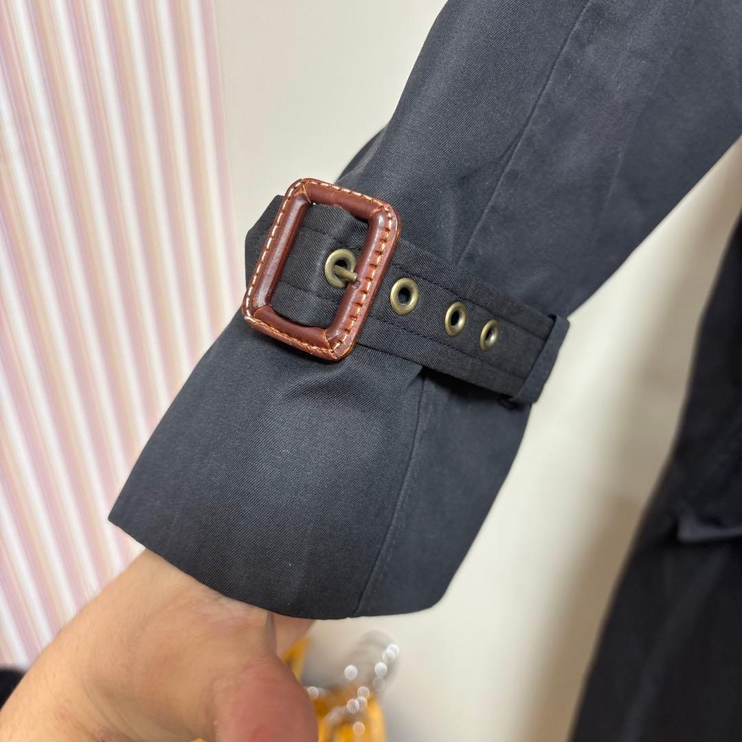 希少　Polo Ralph Lauren ブラック トレンチコート　ツーウェイ