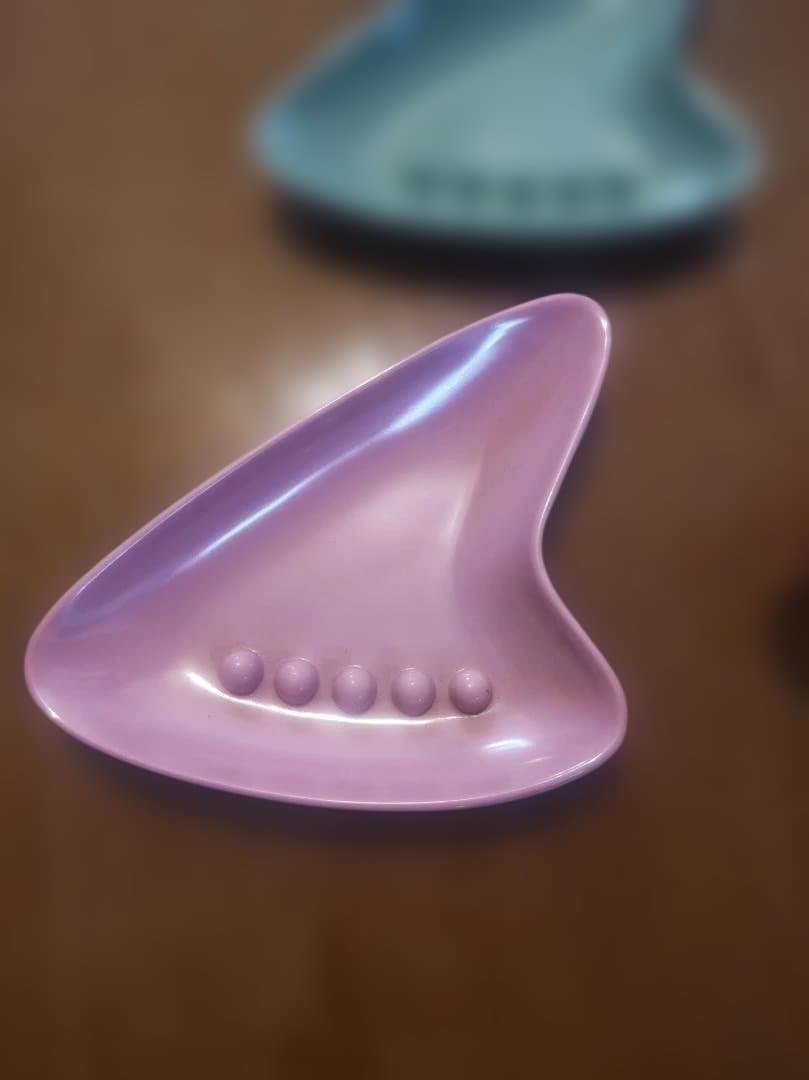 クリームソーダー　パレット型灰皿