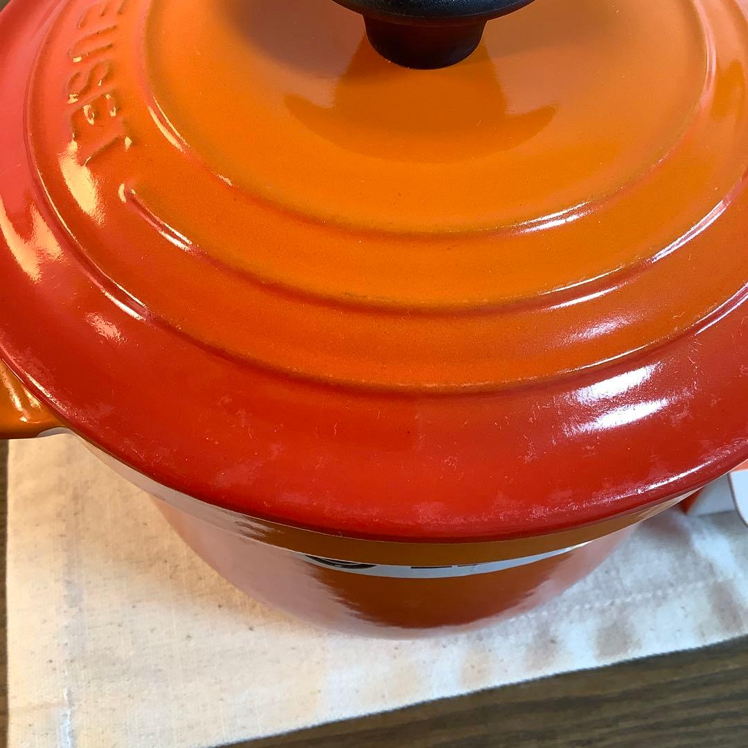 【美品】ルクルーゼ　ココットエブリィ18cm (インナーリッド付き)