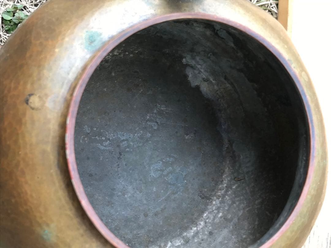 鎚起銅器　玉川堂のやかん　残念使用された！