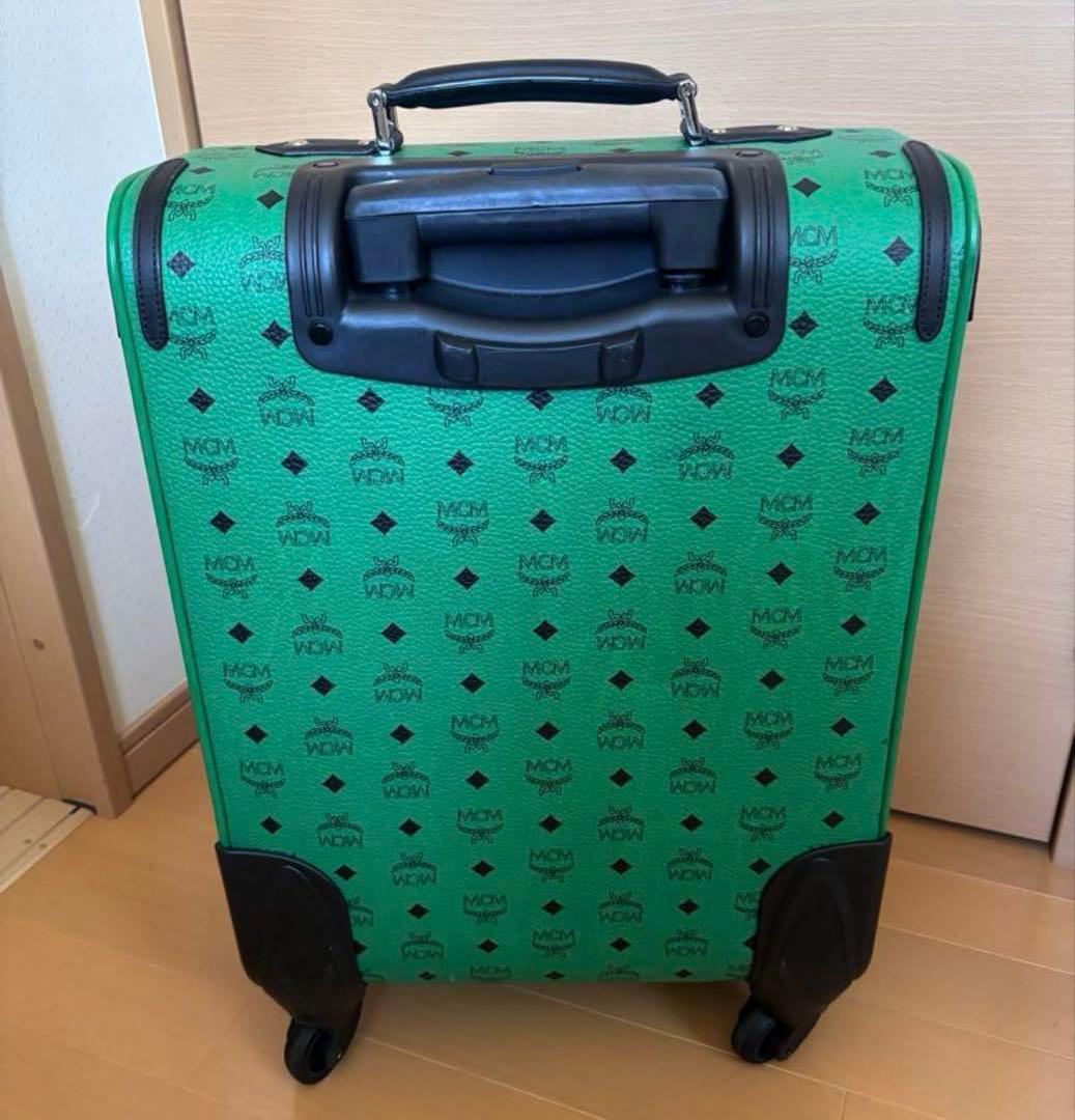 MCM ロゴグラム キャビントラベルトローリー キャリーケース　付属品あり