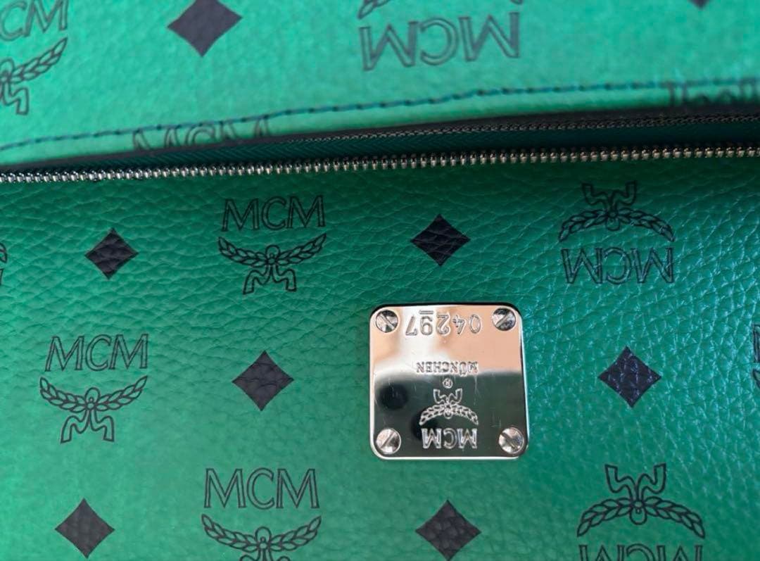 MCM ロゴグラム キャビントラベルトローリー キャリーケース　付属品あり