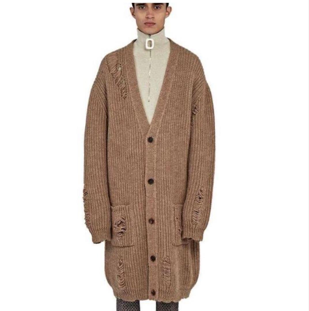 JW ANDERSON 16aw ss カーディガン loewe ダメージ加工