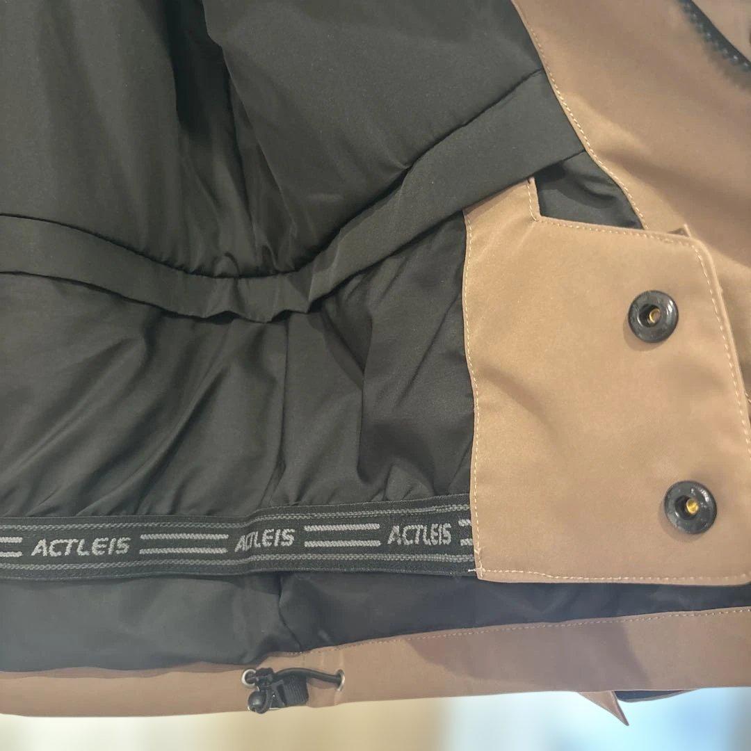 ACTLEIS アクレイス スノーボードウェア M上下 ジャケット新品 モカ
