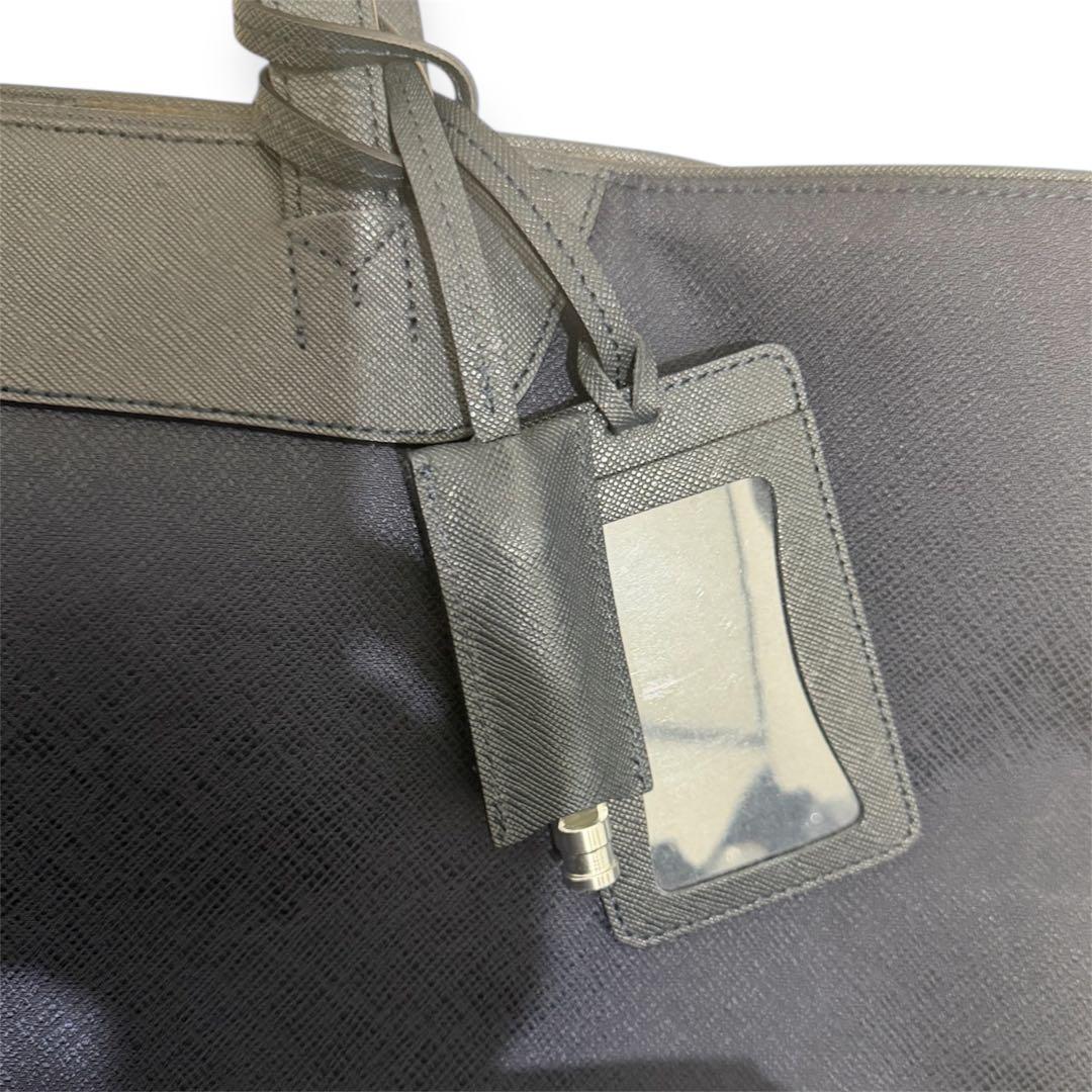 PELLE MORBIDA PMO-CA113 ネイビー トートバッグ