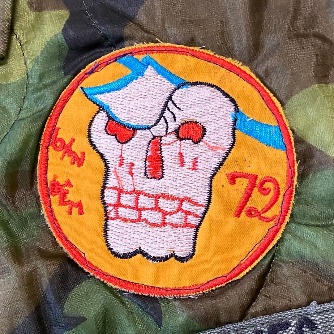 格安 VINTAGE USMC スカル×スーベニアジャケット ビッグサイズ