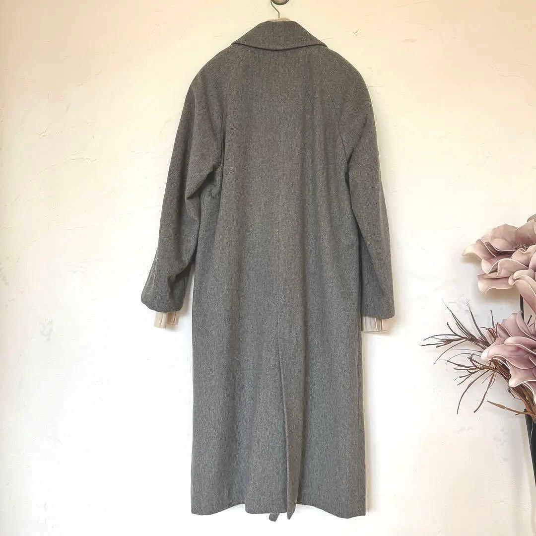 美品❗️イタリア製ピュアカシミヤ　ロングコート