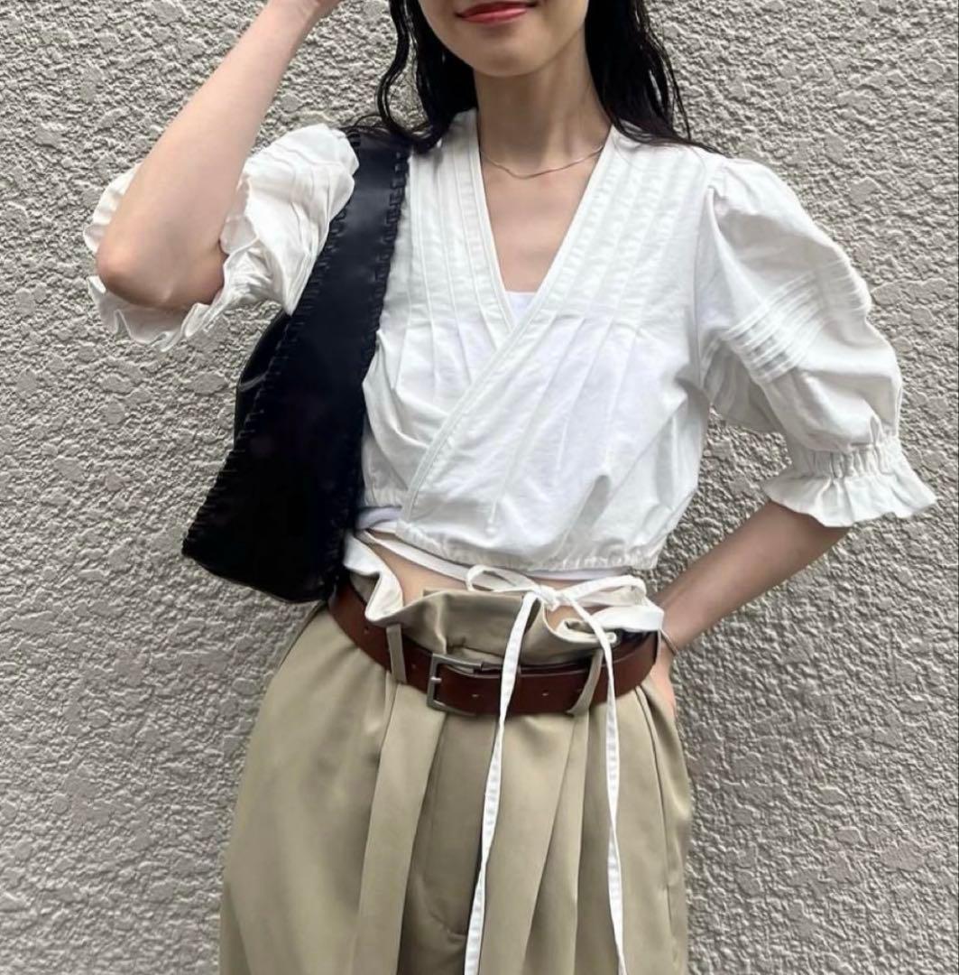 クラネ　PINTUCK CROPPED BLOUSE サイズ2