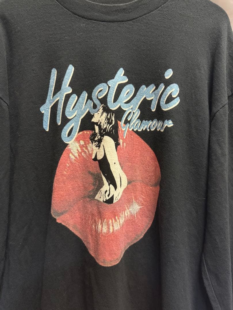 ヒステリックグラマー 長袖Tシャツ ヒスガールデザイン 唇 ロンＴ