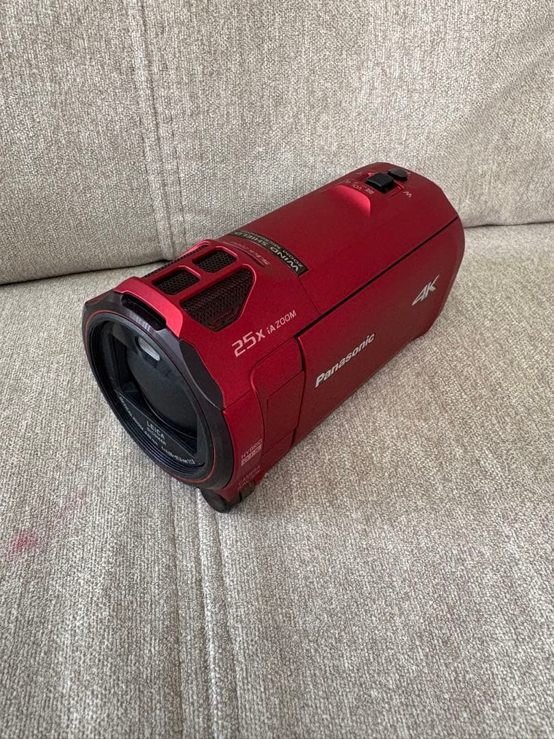 【美品】Panasonic デジタル4k ビデオカメラ　HC-VX992M 赤