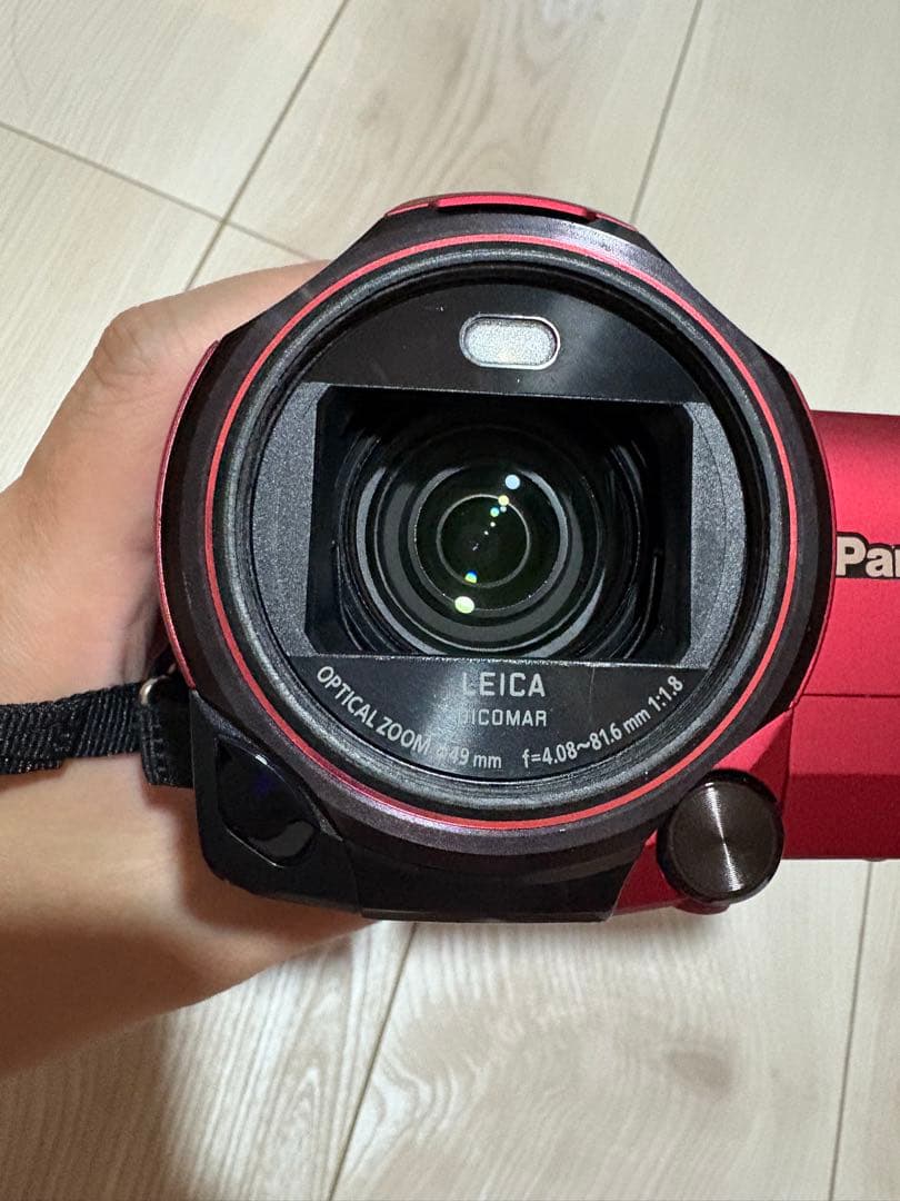 【美品】Panasonic デジタル4k ビデオカメラ　HC-VX992M 赤