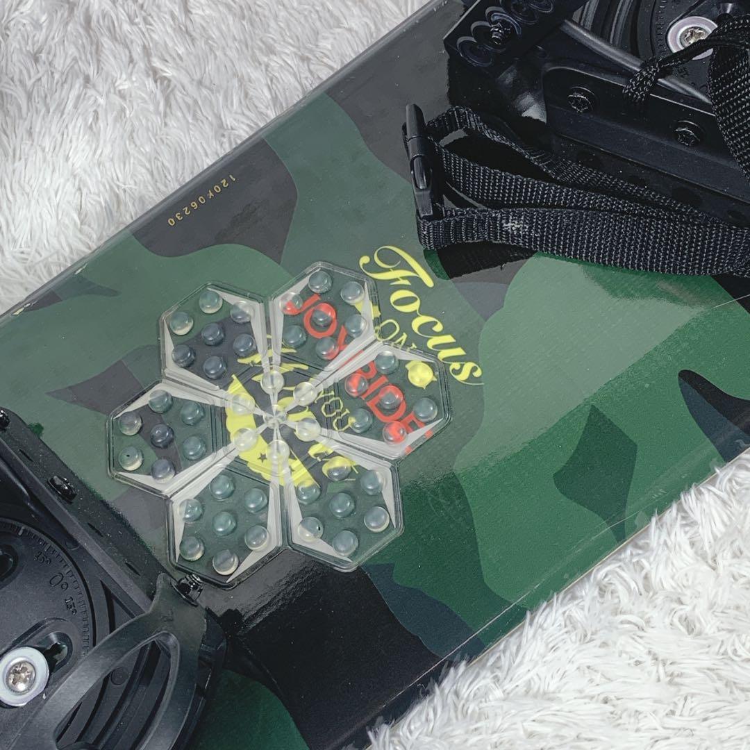 JOY RIDE Focus ジュニア用スノボー　ビンディング付 120cm