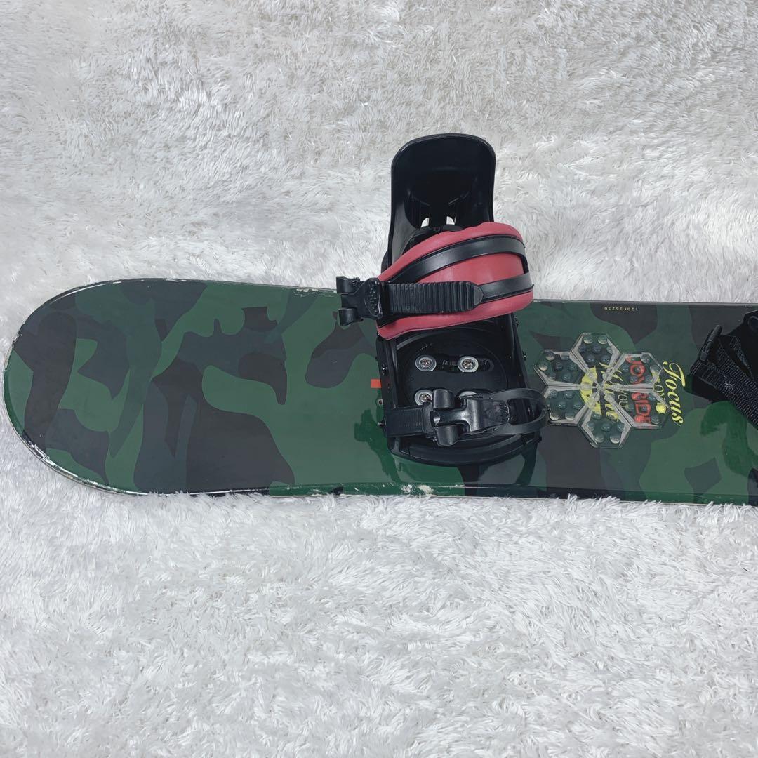 JOY RIDE Focus ジュニア用スノボー　ビンディング付 120cm