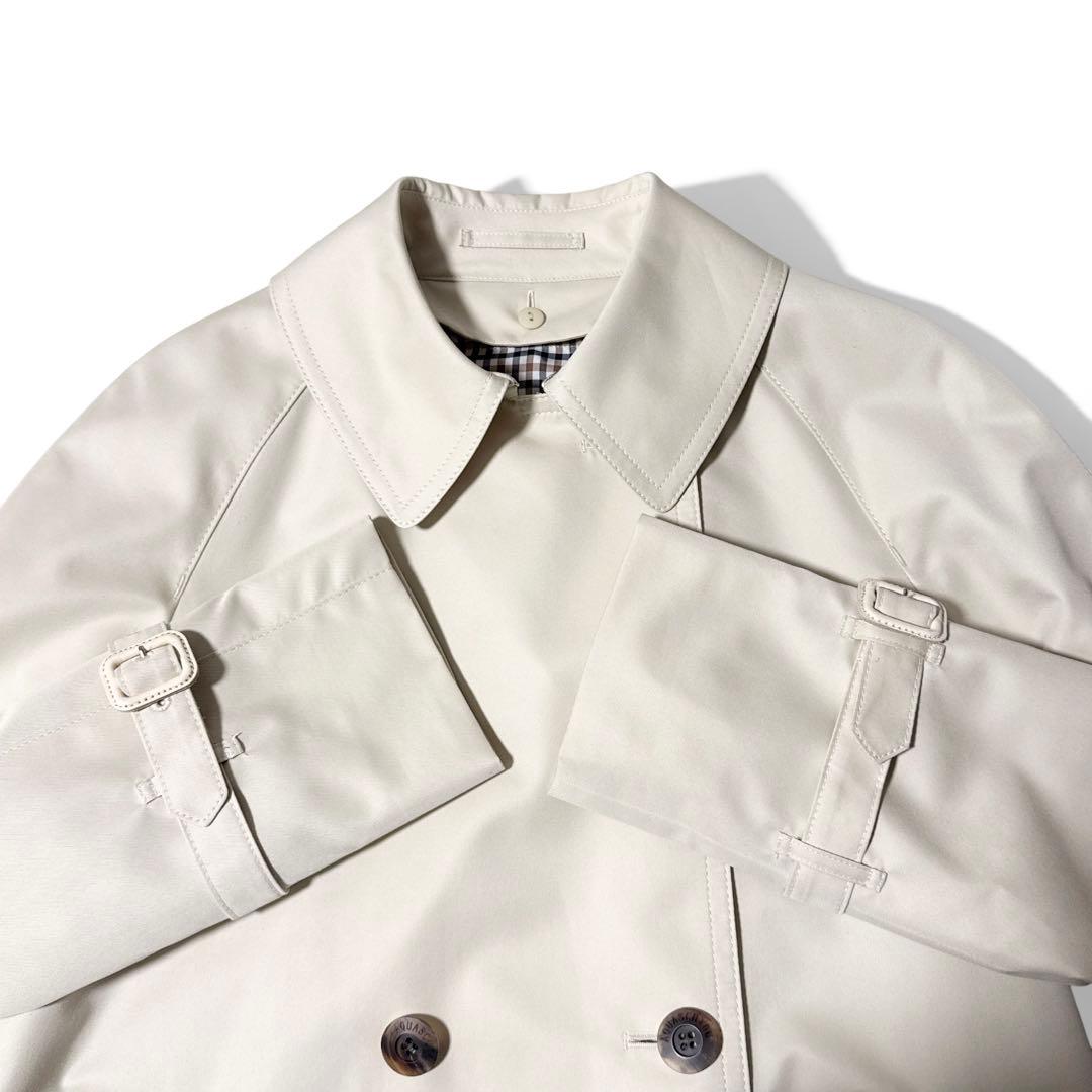 極美品✨️定価10万　アクアスキュータム　トレンチコート　ライナー　ペールベージュ