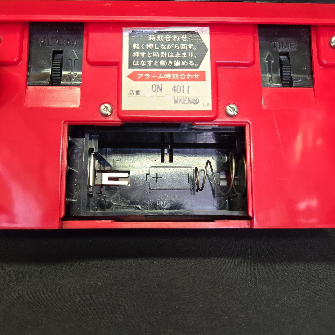 SEIKO パタパタ時計 QN401T昭和レトロ 70s　レッド