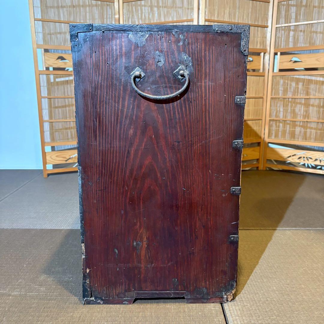 船箪笥　和箪笥　時代金具 キャビネット ローチェスト アンティーク 和家具