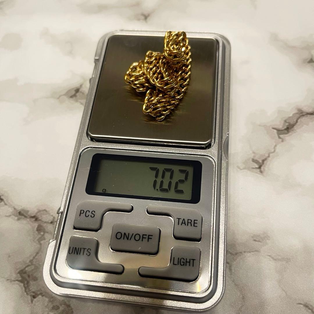 金　750 刻印　ヴィンテージ　ブレスレット　イタリア製
