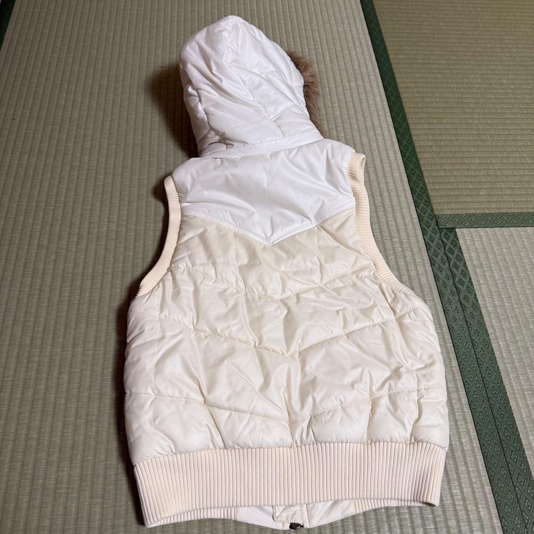 Nike ファー　ダブルジップダウンベスト　y2k 2000年代