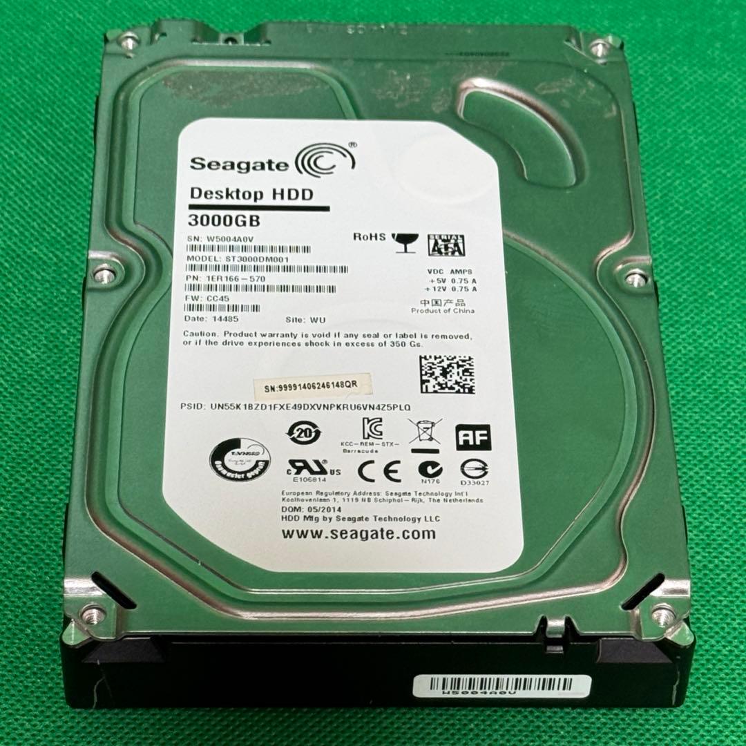 ジャンク扱★SEAGATE SATA4台まとめ★8T、４Tなど★Mac認識無し
