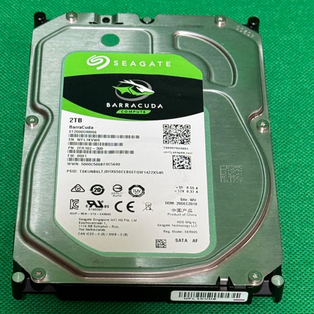 ジャンク扱★SEAGATE SATA4台まとめ★8T、４Tなど★Mac認識無し