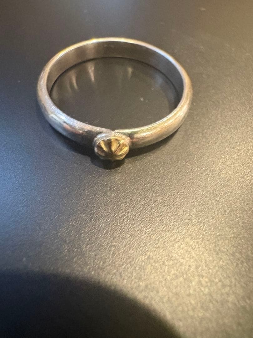 ナバホ族 18k ドロップリング アーノルドグッドラック作