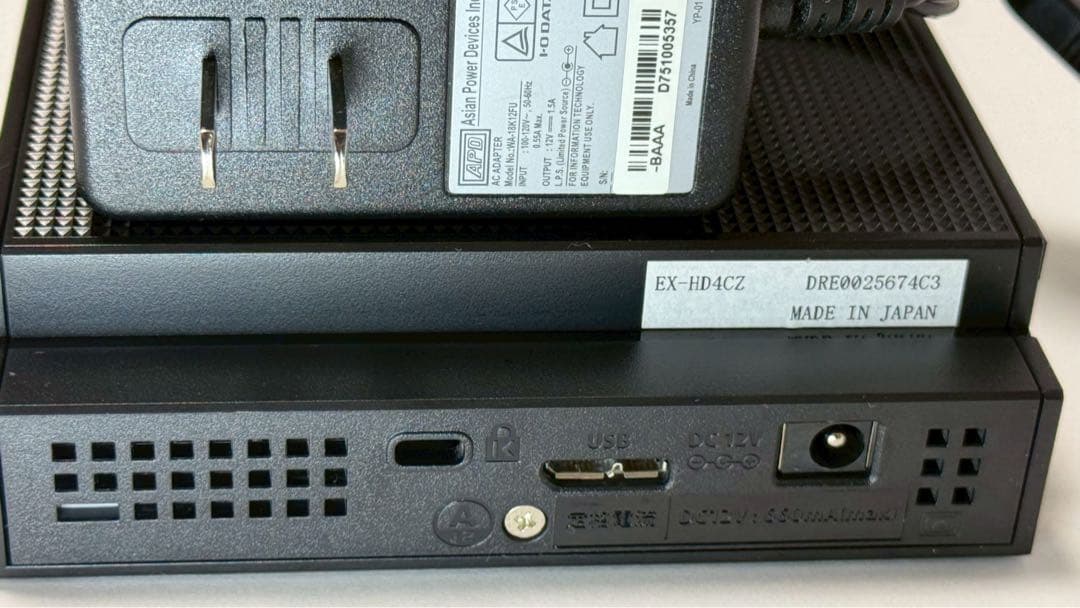 ハードディスクIO-DATA HDCZ-UT4KB 2月11日まで出品