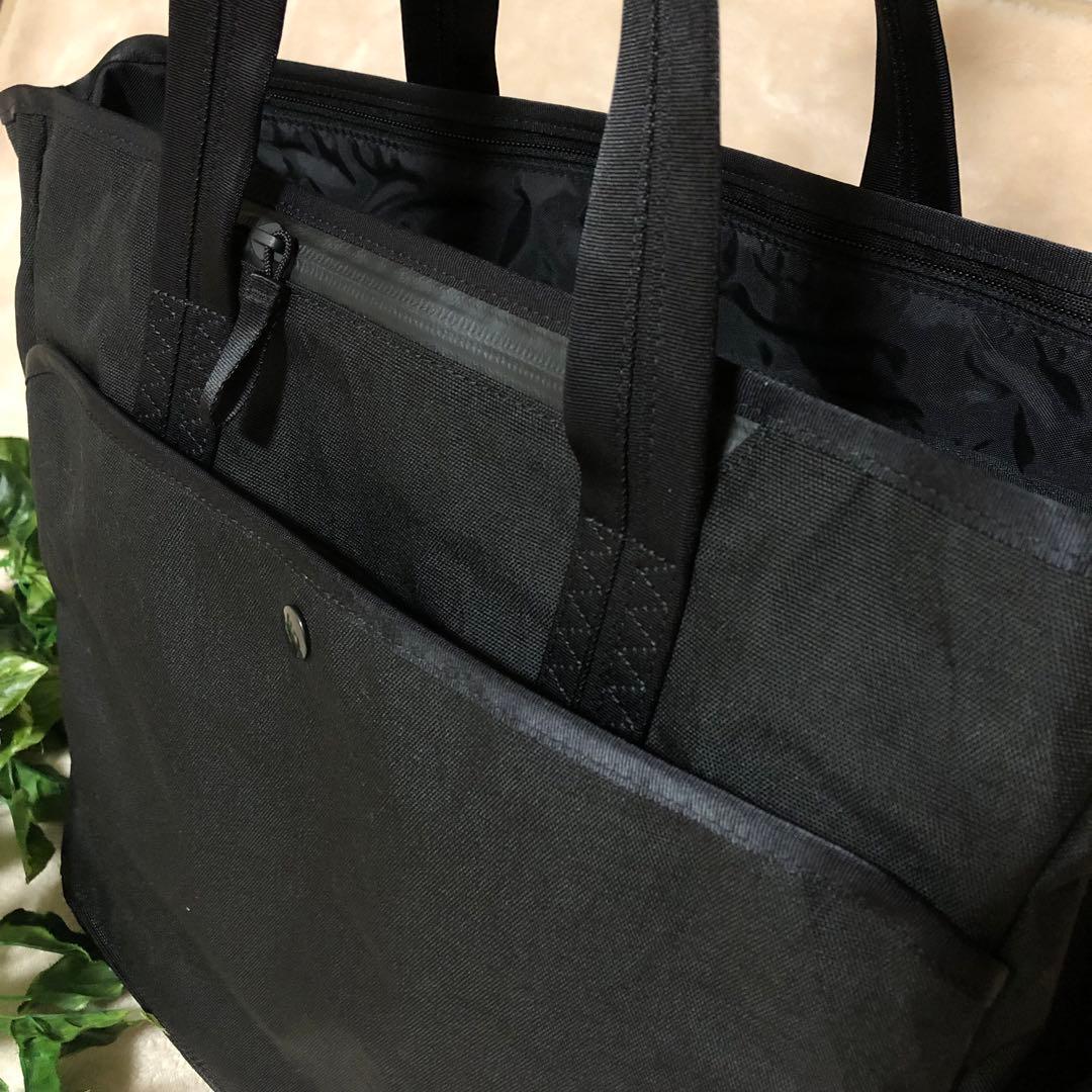 ★K, S,★極美品　ポーター　ハイブリッド　トートバッグ　ブラック