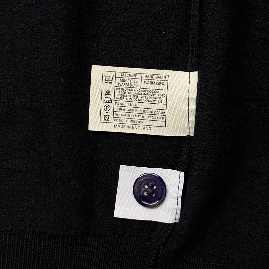 JOHN SMEDLEY Beams カーディガン S ブラック