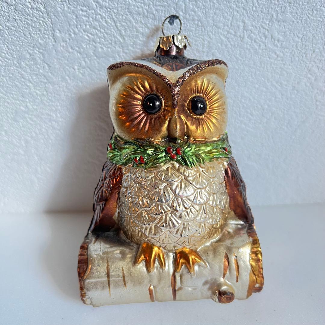 クリスマスオーナメント 8ケ リス くま フクロウ どんぐり お家 OWC好きに