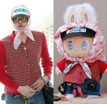 Labubu 着せ替え衣装　G-dragon GD 6点セット