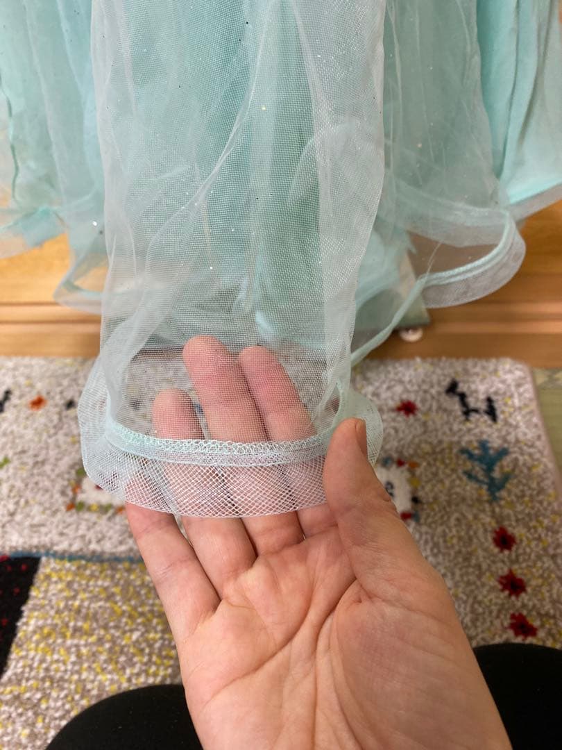 ⚠️在庫一掃セール⚠️水色 ベリーダンス衣装　Ｌサイズ