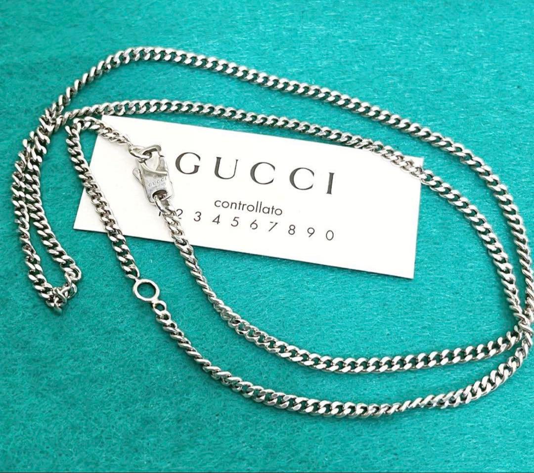 美品　GUCCI 2.5ミリ 喜平チェーンネックレス