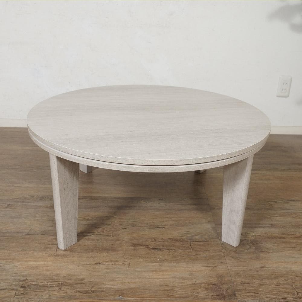 【新品】円形こたつ アベルSE80 × メレンゲタッチ掛け布団 190cm