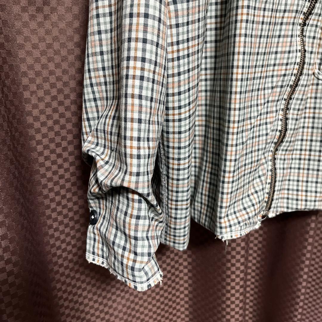 カミエルフォートヘンス 18AW チェックブルゾン