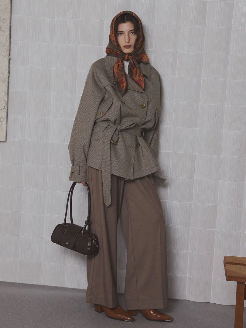 新品 AMERI DADDY MIDI TRENCH COAT タグ付き