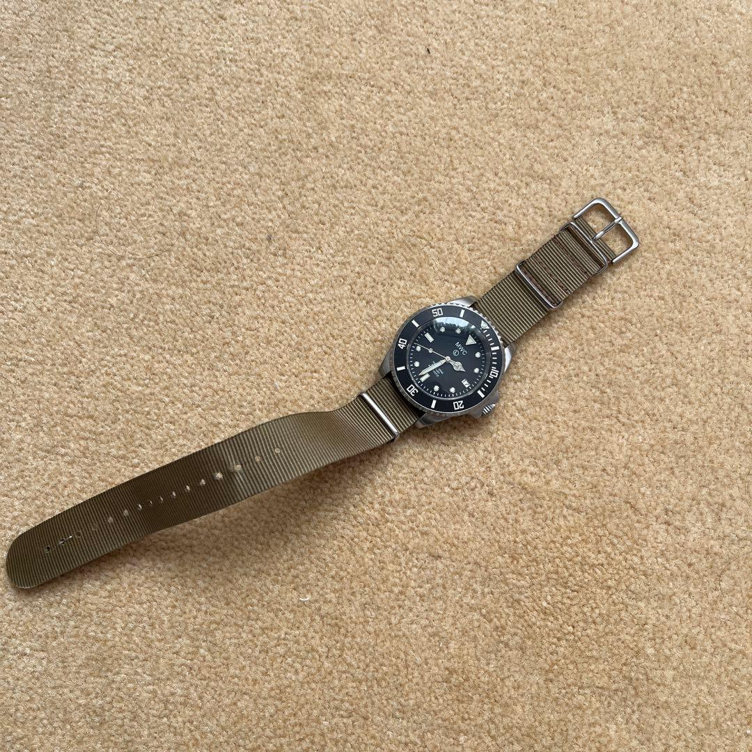 z*k様 美品 MWC ステンレス Steel クオーツ ミリタリーダイバーズウ