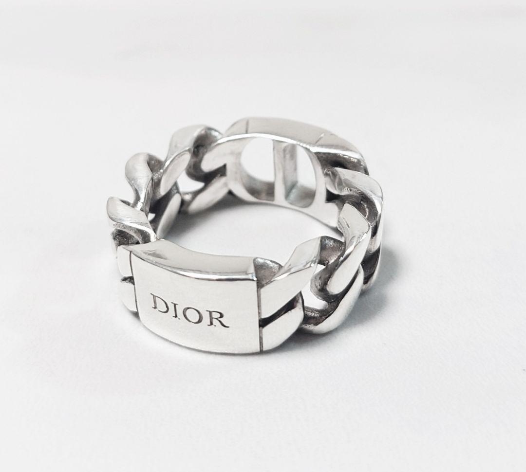 DIOR 16号 サイズXS チェーンリンクロゴリング