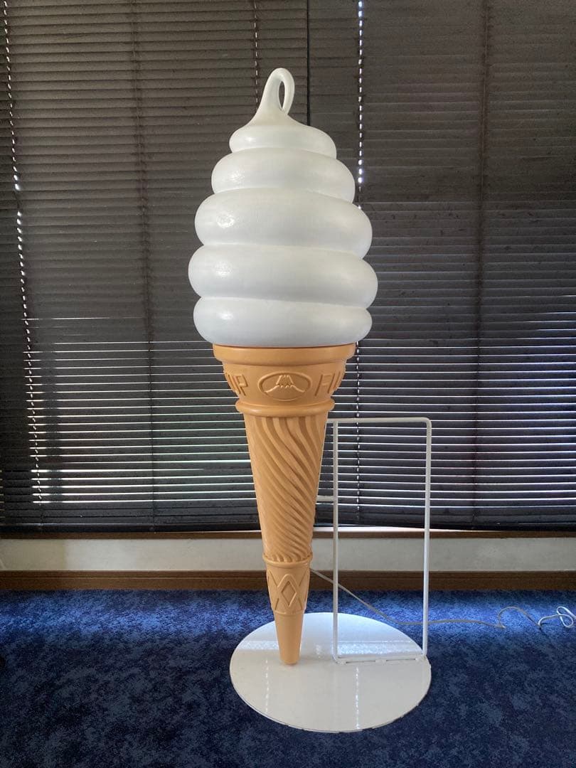 送料込み 大型 ソフトクリーム 置物 看板 アイスクリーム 店舗 キッチンカー