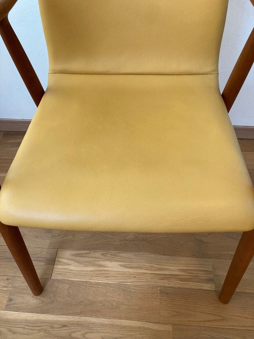 宮崎椅子 GINA ウォールナット　レザー張り　①/3