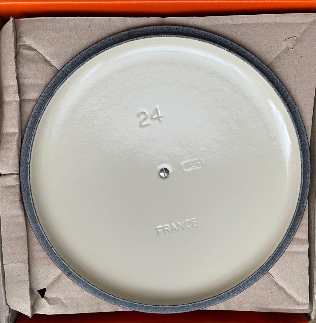 LE CREUSET ル・クルーゼ ココットロンド チリレッド 赤24cm 美品