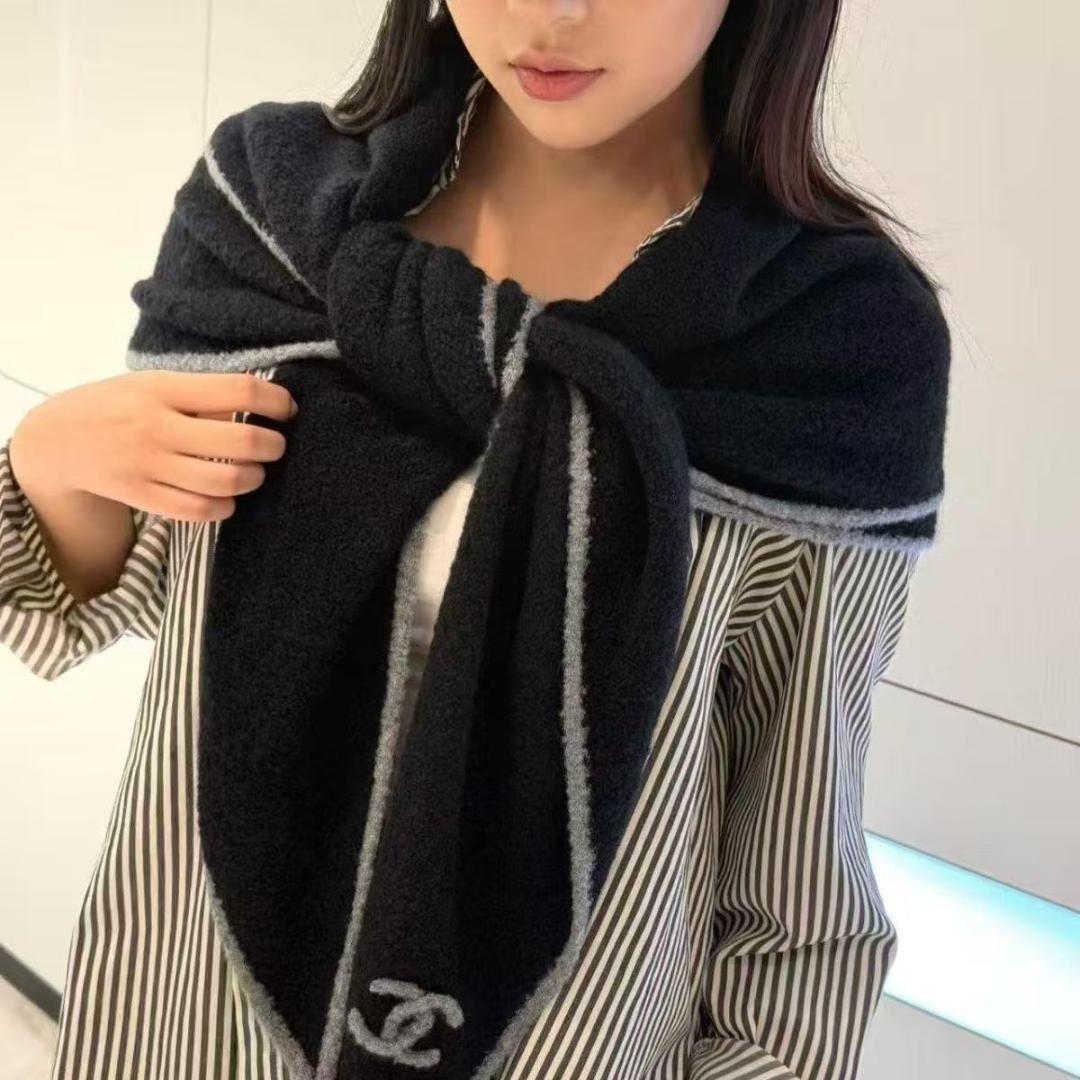 ロゴ ニット　グレー　L