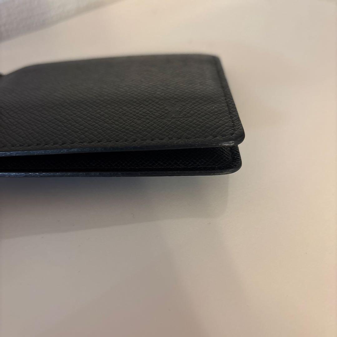 LOUIS VUITTON エピレザー マネークリップ ブラック