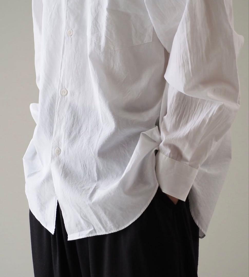 【COMOLI】コモリシャツ（WHITE,Size3）