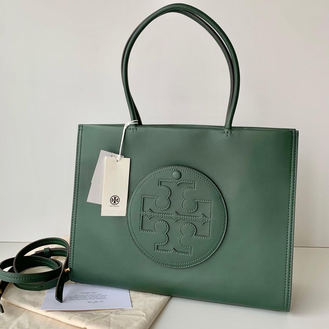 【TORY BURCH】トリーバーチ エラ バイオ トートバッグ グリーン 新品