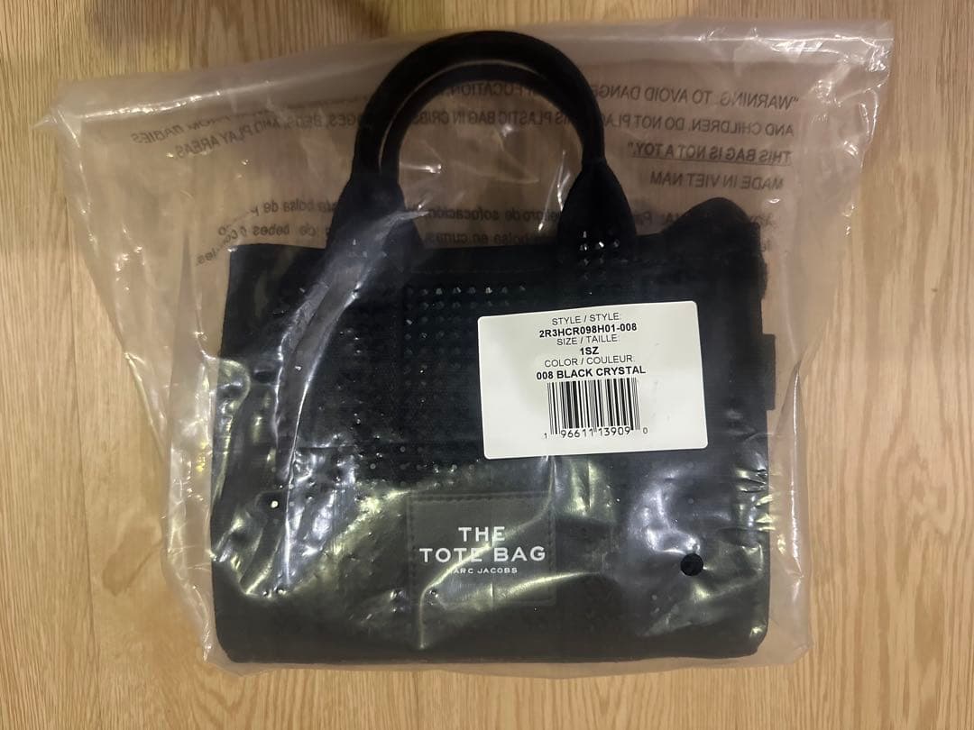 MARC JACOBS ザ クリスタル デニム トート バッグ クロスボディ