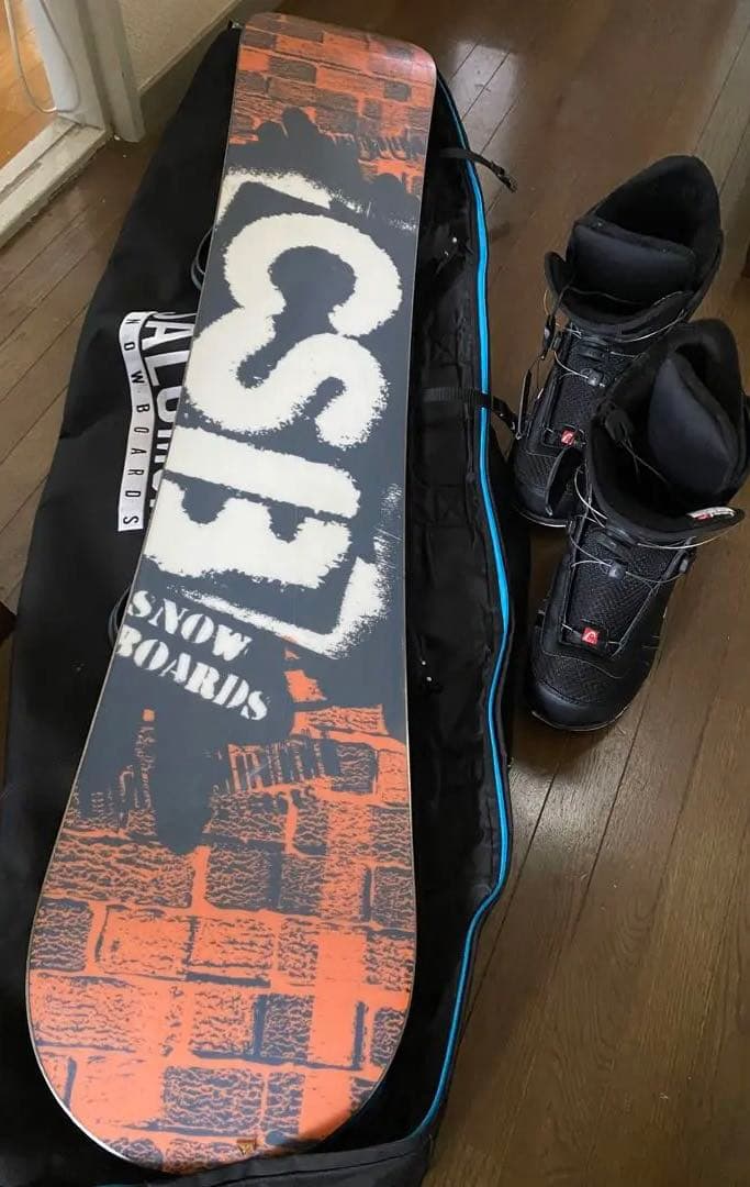 メンズ　スノーボード　ビンディング　ブーツ　ケース　4点セット