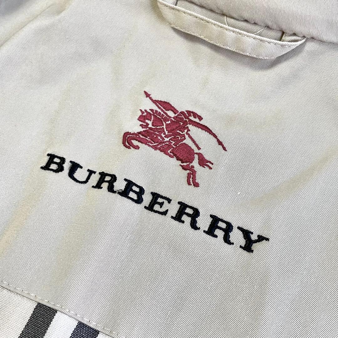 BURBERRY LONDON コットン混 ノバチェック ステンカラーコート