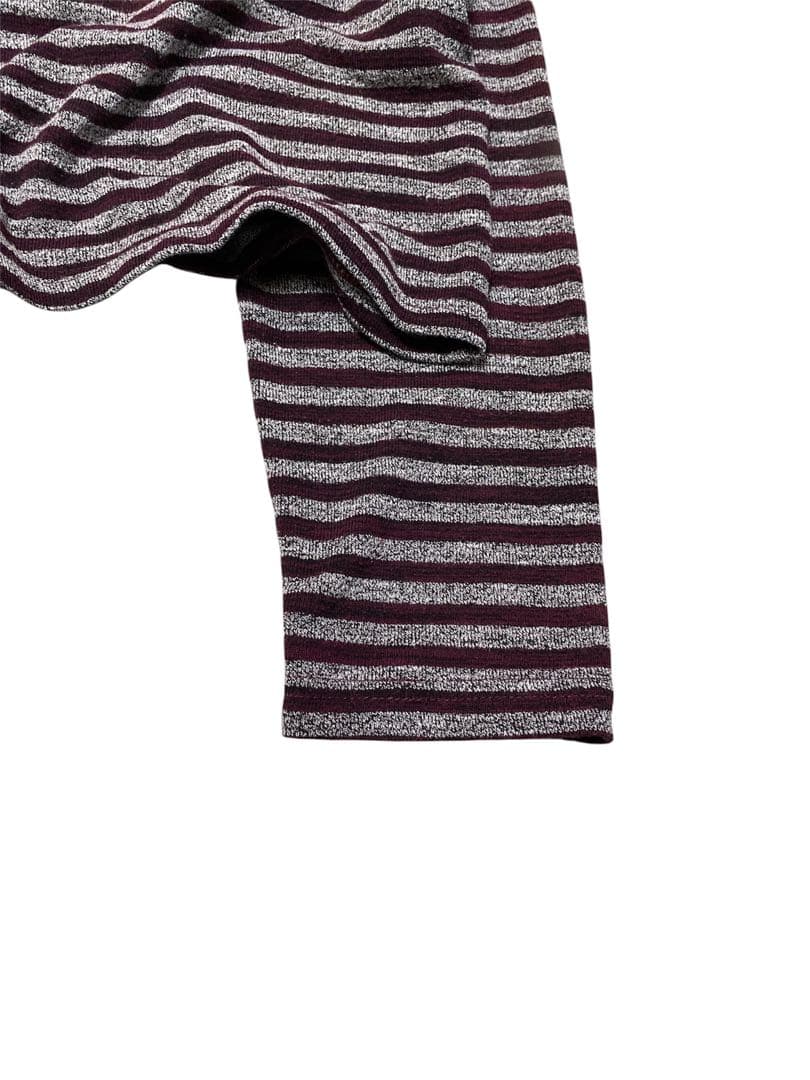 あ*様 2000s archive border knit long t