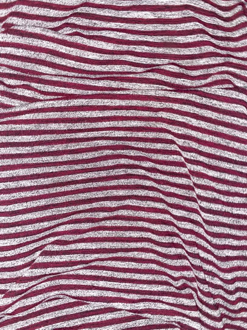 あ*様 2000s archive border knit long t