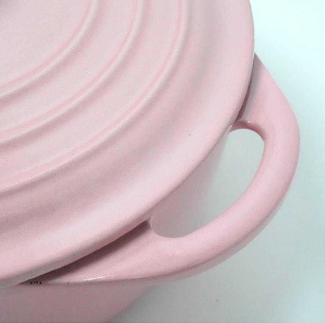 【美品】LE CREUSET　ココット ビス　シフォンピンク　20cm